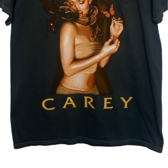 Mariah Carey Graphic Tshirt Butterfly S/M Black Band Concert Music - Picture 4 of 6